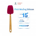 Phới Muỗng Silicon Việt Son Làm Bánh, Dụng Cụ Bếp Đa Năng Chịu Nhiệt